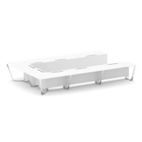 Стол для переговоров П-образный Steel Meet MD-PR.B.SP-15P / Тиквуд Светлый – Нержавеющая Сталь – Хром / 4800×3200×750 Стол для переговоров П-образный Steel Meet MD-PR.B.SP-15P / Тиквуд Светлый – Нержавеющая Сталь – Хром / 4800×3200×750