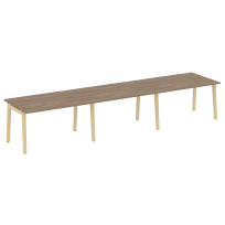 Onix Wood Стол переговорный (3 столешницы) OW.PRG-3.3 Белый бриллиант/Дуб светлый/Белый металл 4140*980*750 Onix Wood Стол переговорный (3 столешницы) OW.PRG-3.3 Белый бриллиант/Дуб светлый/Белый металл 4140*980*750