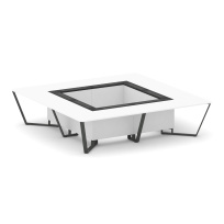 Стол для переговоров квадратный Steel Meet KM-PR.B.SP-16K / Тиквуд Светлый – Графит Глянец – Металл Антрацит / 3200×3200×750 Стол для переговоров квадратный Steel Meet KM-PR.B.SP-16K / Тиквуд Светлый – Графит Глянец – Металл Антрацит / 3200×3200×750
