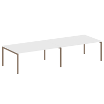 Metal System Quattro Перег. стол (2 столешницы) на П-образном м/к 40БП.ПРГ-2.5 Акация/Антрацит металл 3600*1235*750 Metal System Quattro Перег. стол (2 столешницы) на П-образном м/к 40БП.ПРГ-2.5 Акация/Антрацит металл 3600*1235*750