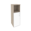дуб аттик/стекло white