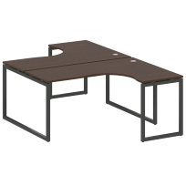 Metal System Quattro Р. ст. криволинейная на О-образном м/к 40БО.РАС-СА-2.4 Акация/Антрацит металл 1600*2435*750 Metal System Quattro Р. ст. криволинейная на О-образном м/к 40БО.РАС-СА-2.4 Акация/Антрацит металл 1600*2435*750