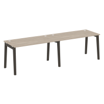 Onix Wood Рабочая станция OW.RS-2.3.7 Белый бриллиант/Дуб светлый/Белый металл 2760*720*750 Onix Wood Рабочая станция OW.RS-2.3.7 Белый бриллиант/Дуб светлый/Белый металл 2760*720*750