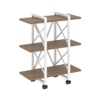 Loft Стеллаж на колесных опорах-3 полки VR.L-MST.K-3.4V Тиквуд тёмный/Чёрный металл 800×400×968 Loft Стеллаж на колесных опорах-3 полки VR.L-MST.K-3.4V Тиквуд тёмный/Чёрный металл 800×400×968
