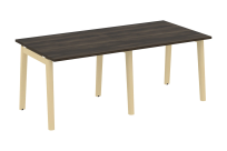 Onix Wood Стол переговорный (2 столешницы) OW.PRG-2.1 Белый бриллиант/Дуб светлый/Белый металл 1960*980*750 Onix Wood Стол переговорный (2 столешницы) OW.PRG-2.1 Белый бриллиант/Дуб светлый/Белый металл 1960*980*750