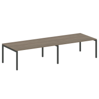 Metal System Quattro Перег. стол (2 столешницы) на П-образном м/к 50БП.ПРГ-2.5 Акация/Антрацит металл 3600*1235*750 Metal System Quattro Перег. стол (2 столешницы) на П-образном м/к 50БП.ПРГ-2.5 Акация/Антрацит металл 3600*1235*750
