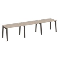 Onix Wood Рабочая станция OW.RS-3.2.7 Белый бриллиант/Дуб светлый/Белый металл 3540*720*750 Onix Wood Рабочая станция OW.RS-3.2.7 Белый бриллиант/Дуб светлый/Белый металл 3540*720*750