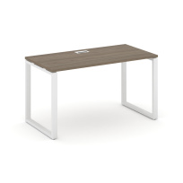 Стол офисный Style Project SN-4O.SP-005 / Дуб Табак – Металл Белый / 1780×600×750 Стол офисный Style Project SN-4O.SP-005 / Дуб Табак – Металл Белый / 1780×600×750