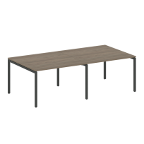 Metal System Quattro Перег. стол (2 столешницы) на П-образном м/к 40БП.ПРГ-2.2 Акация/Антрацит металл 2400*1235*750 Metal System Quattro Перег. стол (2 столешницы) на П-образном м/к 40БП.ПРГ-2.2 Акация/Антрацит металл 2400*1235*750