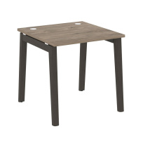 Onix Wood Стол офисный OW.SP-0.8 Дуб мали/Дуб светлый/Белый металл 780×800×750 Onix Wood Стол офисный OW.SP-0.8 Дуб мали/Дуб светлый/Белый металл 780×800×750