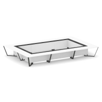 Стол для переговоров прямоугольный Steel Meet KM-PR.B.SP-26K2 / Тиквуд Светлый – Графит Глянец – Металл Антрацит / 6000×4000×750 Стол для переговоров прямоугольный Steel Meet KM-PR.B.SP-26K2 / Тиквуд Светлый – Графит Глянец – Металл Антрацит / 6000×4000×750