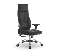 Кресло для руководителя Метта L 1m 46/2D_17833_Кожа перфорированная NewLeather - Темно-коричневый_Кожа перфорированная NewLeather - Темно-коричневый Кресло для руководителя Метта L 1m 46/2D_17833_Кожа перфорированная NewLeather - Темно-коричневый_Кожа перфорированная NewLeather - Темно-коричневый