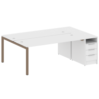 Metal System Quattro Р. ст. с тумбой на П-образном м/к 50БП.РС-СТП-2.5 Акация/Антрацит металл 2212*1475*750 Metal System Quattro Р. ст. с тумбой на П-образном м/к 50БП.РС-СТП-2.5 Акация/Антрацит металл 2212*1475*750