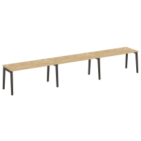 Onix Wood Рабочая станция OW.RS-3.4.8 Белый бриллиант/Дуб светлый/Белый металл 4740*800*750 Onix Wood Рабочая станция OW.RS-3.4.8 Белый бриллиант/Дуб светлый/Белый металл 4740*800*750