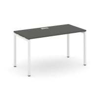 Стол офисный Style Project SN-4P.SP-002 / Дуб Табак – Металл Белый / 1180×600×750 Стол офисный Style Project SN-4P.SP-002 / Дуб Табак – Металл Белый / 1180×600×750