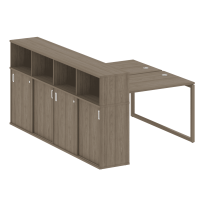 Metal System Quattro Р. ст. с шкафом-купе на О-образном м/к 40БО.РС-СШК-4.2 Т Акация/Антрацит металл 1610*2332*1098 Metal System Quattro Р. ст. с шкафом-купе на О-образном м/к 40БО.РС-СШК-4.2 Т Акация/Антрацит металл 1610*2332*1098