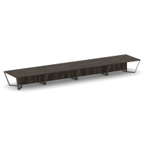 Стол для переговоров прямоугольный Steel Meet KD-PR.B.SP-24 / Тиквуд Светлый – Металл Антрацит / 8000×1600×750 Стол для переговоров прямоугольный Steel Meet KD-PR.B.SP-24 / Тиквуд Светлый – Металл Антрацит / 8000×1600×750