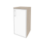 дуб аттик/стекло white