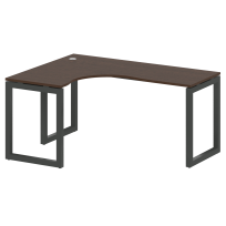 Metal System Quattro Стол криволинейный левый на О-образном м/к 50БО.СА-4 (L) Акация/Антрацит металл 1600*1200*750 Metal System Quattro Стол криволинейный левый на О-образном м/к 50БО.СА-4 (L) Акация/Антрацит металл 1600*1200*750
