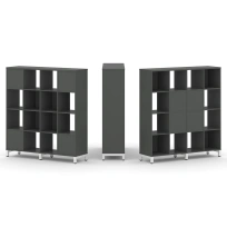 Стеллаж-перегородка двухсторонний средний четырёхъярусный Style Project SN.NSD-441 Тиквуд Светлый/Металл Белый 1488×400×1615 Стеллаж-перегородка двухсторонний средний четырёхъярусный Style Project SN.NSD-441 Тиквуд Светлый/Металл Белый 1488×400×1615