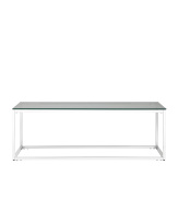 Журнальный стол 120×60 ТАУН серебро