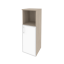 дуб аттик/стекло white