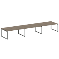 Metal System Quattro Перег. стол (3 столешницы) на О-оразном м/к 40БО.ПРГ-3.5 Акация/Антрацит металл 5400*1235*750 Metal System Quattro Перег. стол (3 столешницы) на О-оразном м/к 40БО.ПРГ-3.5 Акация/Антрацит металл 5400*1235*750
