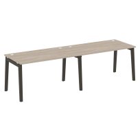 Onix Wood Рабочая станция OW.RS-2.3.8 Белый бриллиант/Дуб светлый/Белый металл 2760*800*750 Onix Wood Рабочая станция OW.RS-2.3.8 Белый бриллиант/Дуб светлый/Белый металл 2760*800*750