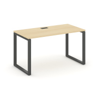 Стол офисный Style Project SN-6O.SP-021 / Дуб Табак – Металл Антрацит / 980×800×750 Стол офисный Style Project SN-6O.SP-021 / Дуб Табак – Металл Антрацит / 980×800×750