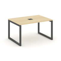 Стол для переговоров Style Project SN-5O.SPRG-003 Акация Лорка/Металл Черный 1380×980×750