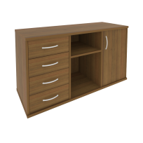 Riva Тумба под оргтехнику с фолдингом А.МТ-2F Белый 1192*450*667