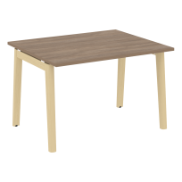 Onix Wood Стол переговорный (1 столешница) OW.PRG-1.2 Белый бриллиант/Дуб светлый/Белый металл 1180*980*750 Onix Wood Стол переговорный (1 столешница) OW.PRG-1.2 Белый бриллиант/Дуб светлый/Белый металл 1180*980*750