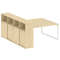 Metal System Quattro Р. ст. с шкафом-купе на О-образном м/к 50БО.РС-СШК-4.4 Т Акация/Антрацит металл 2010*2332*1098 Metal System Quattro Р. ст. с шкафом-купе на О-образном м/к 50БО.РС-СШК-4.4 Т Акация/Антрацит металл 2010*2332*1098