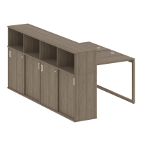 Metal System Quattro Р. ст. с шкафом-купе на О-образном м/к 40БО.РС-СШК-4.1 Т Акация/Антрацит металл 1410*2332*1098 Metal System Quattro Р. ст. с шкафом-купе на О-образном м/к 40БО.РС-СШК-4.1 Т Акация/Антрацит металл 1410*2332*1098