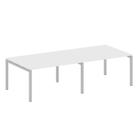 Metal System Quattro Перег. стол (2 столешницы) на П-образном м/к 50БП.ПРГ-2.3 Акация/Антрацит металл 2800*1235*750 Metal System Quattro Перег. стол (2 столешницы) на П-образном м/к 50БП.ПРГ-2.3 Акация/Антрацит металл 2800*1235*750