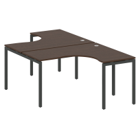 Metal System Quattro Р. ст. криволинейная на П-образном м/к 40БП.РАС-СА-2.3 Акация/Антрацит металл 1400*2435*750 Metal System Quattro Р. ст. криволинейная на П-образном м/к 40БП.РАС-СА-2.3 Акация/Антрацит металл 1400*2435*750