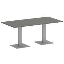 Home Office Стол прямоугольный VR.SP-5-180.2 Тиквуд светлый/Антрацит металл 1800*900*753
