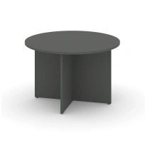 Стол для переговоров круглый Style Project SN-D.SPRG-004 Акация Лорка/Белый 1180×1180×750 Стол для переговоров круглый Style Project SN-D.SPRG-004 Акация Лорка/Белый 1180×1180×750