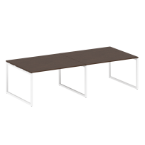 Metal System Quattro Перег. стол (2 столешницы) на О-образном м/к 40БО.ПРГ-2.3 Акация/Антрацит металл 2800*1235*750 Metal System Quattro Перег. стол (2 столешницы) на О-образном м/к 40БО.ПРГ-2.3 Акация/Антрацит металл 2800*1235*750