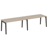 Onix Wood Рабочая станция OW.RS-2.4.8 Белый бриллиант/Дуб светлый/Белый металл 3160*800*750 Onix Wood Рабочая станция OW.RS-2.4.8 Белый бриллиант/Дуб светлый/Белый металл 3160*800*750