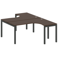 Metal System Quattro Р. ст. криволинейная на П-образном м/к 50БП.РАС-СА-2.4 Акация/Антрацит металл 1600*2435*750 Metal System Quattro Р. ст. криволинейная на П-образном м/к 50БП.РАС-СА-2.4 Акация/Антрацит металл 1600*2435*750