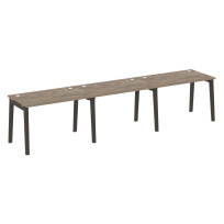 Onix Wood Рабочая станция OW.RS-3.2.7 Белый бриллиант/Дуб светлый/Белый металл 3540*720*750 Onix Wood Рабочая станция OW.RS-3.2.7 Белый бриллиант/Дуб светлый/Белый металл 3540*720*750