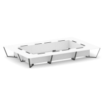 Стол для переговоров прямоугольный Steel Meet KD-PR.B.SP-26K2 / Тиквуд Светлый – Металл Антрацит / 6000×4000×750 Стол для переговоров прямоугольный Steel Meet KD-PR.B.SP-26K2 / Тиквуд Светлый – Металл Антрацит / 6000×4000×750