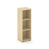 Стеллаж средний узкий Style Project / SN.STU.E-200 Белый – Тиквуд Светлый / 400×400×1203 Стеллаж средний узкий Style Project / SN.STU.E-200 Белый – Тиквуд Светлый / 400×400×1203