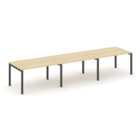 Стол для переговоров Style Project SN-5P.SPRG-023.3 Акация Лорка/Металл Черный 4410×980×750 Стол для переговоров Style Project SN-5P.SPRG-023.3 Акация Лорка/Металл Черный 4410×980×750