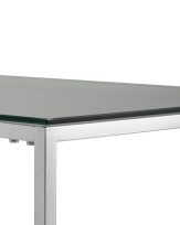 Журнальный стол 120×60 ТАУН серебро