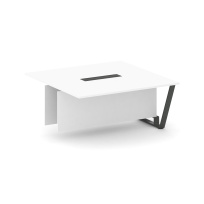 Сектор переговорного стола проходной Steel Meet L=1600 KD-PR.B.SPPW-16 / Тиквуд Светлый – Металл Антрацит / 1600×1600×750 Сектор переговорного стола проходной Steel Meet L=1600 KD-PR.B.SPPW-16 / Тиквуд Светлый – Металл Антрацит / 1600×1600×750