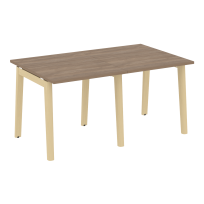 Onix Wood Стол переговорный (2 столешницы) OW.PRG-2.0 Белый бриллиант/Дуб светлый/Белый металл 1560*980*750 Onix Wood Стол переговорный (2 столешницы) OW.PRG-2.0 Белый бриллиант/Дуб светлый/Белый металл 1560*980*750
