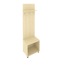 Light Вешалка с багажницей С-ВБ-60 Клён 600x400x2050 Light Вешалка с багажницей С-ВБ-60 Клён 600x400x2050
