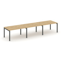 Стол для переговоров Style Project SN-5P.SPRG-024.3 Акация Лорка/Металл Черный 4740×980×750 Стол для переговоров Style Project SN-5P.SPRG-024.3 Акация Лорка/Металл Черный 4740×980×750